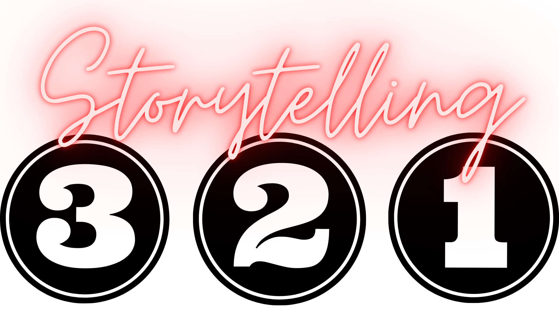 storytelling with numbers 3, 2, 1